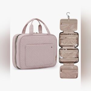 BAGSMART Large Toiletry Bag Travel Bag with Hanging Hook, Water-Resistant, NWT